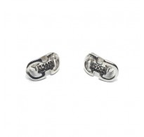 E000845 Genuine Sterling Silver Stylish Earrings Solid Hallmarked 925 Handmade